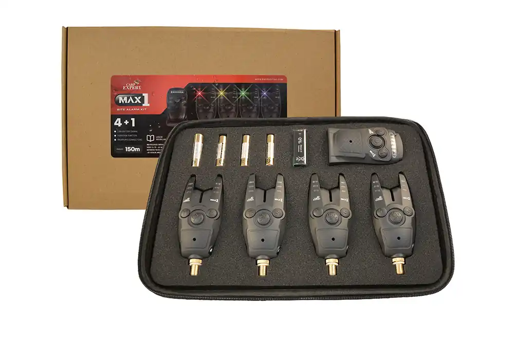 Ofertă | Set Avertizori Carp Expert MAX1, 4+1
