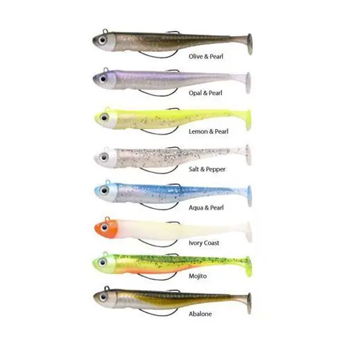 Produs premium - Shad Spro Gutsbait UV 110 11cm, Lemon&Pearl