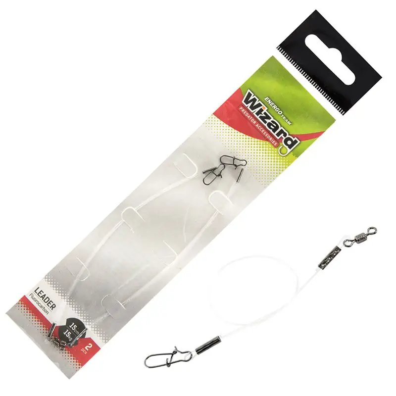 Strune Wizard Fluorocarbon Leader 15cm/15kg | Preț avantajos