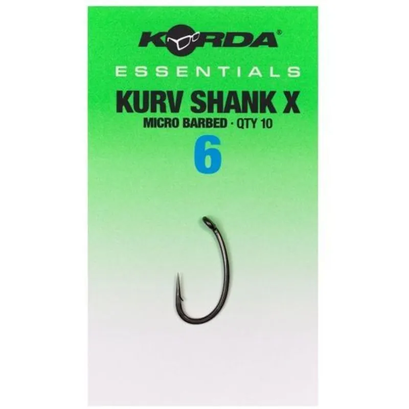 Calitate excelentă | Carlige Korda Essentials Kurv Shank X Nr.6